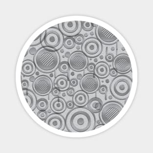 Abstract round pattern VIII Magnet